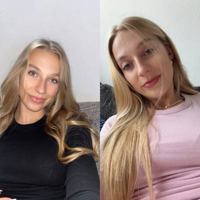Przed i po u klientki OMAD'S