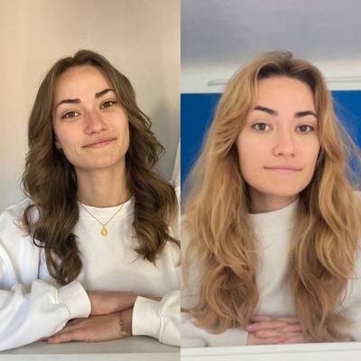 Przed i po u klientki OMAD'S