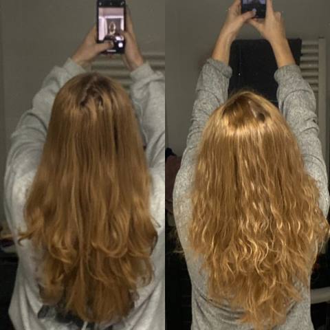 Antes y después de una clienta de OMAD'S