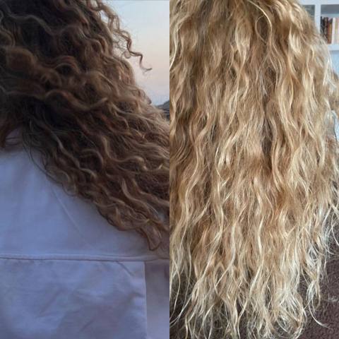Antes y después de una clienta de OMAD'S