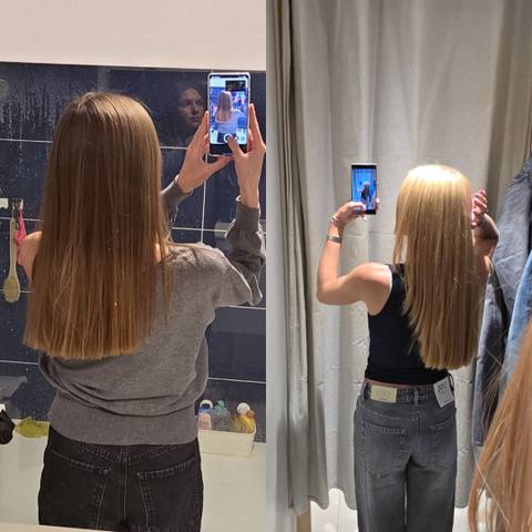 Antes y después de una clienta de OMAD'S