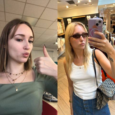 Antes y después de una clienta de OMAD'S