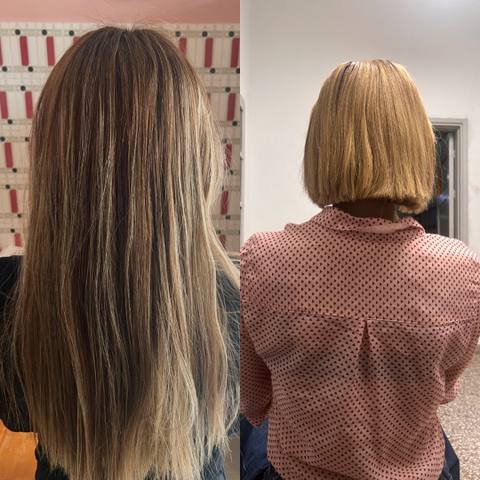 Antes y después de una clienta de OMAD'S